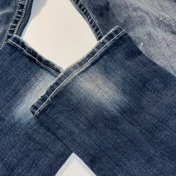 Miss Me Dark Blue Distressed Straight Jeans - Picture 8 of 11